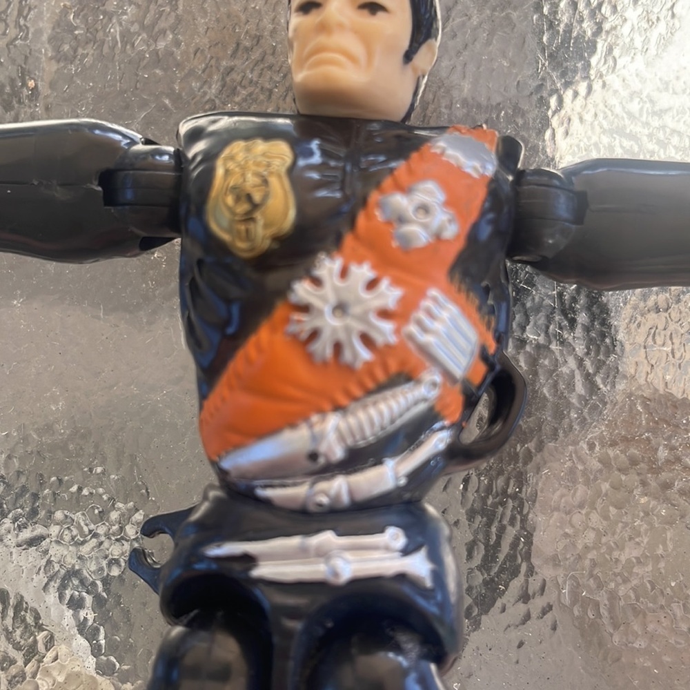 Vintage 1989 Hasbro NIGHTSTICK Cops N Crooks C.O.P.S. 5.5" Action Figure - Picture 4 of 5